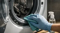 Waschmaschine stinkt? So reinigst du die Gummidichtung mit Alkohol richtig