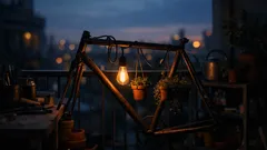 Altes Fahrrad upcycling: 2 geniale DIY-Ideen für Balkon und Wohnung