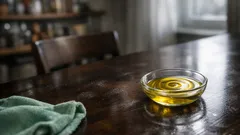 Holzmöbel reinigen mit Essig und Olivenöl: so klappt’s ohne Schmierfilm