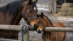 Fohlen absetzen ohne Stress: was eine neue Studie über Mutter-Kind-Bindung zeigt