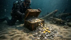 Schatzfund vor Floridas Treasure Coast: Über 1.000 Silbermünzen aus der 1715 Treasure Fleet