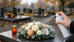 Kunstblumen fürs Grab reinigen: so bleiben sie zu Allerheiligen länger schön