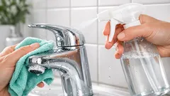 Kalk am Wasserhahn entfernen: der 1:1-Essig-Trick, der wirklich hilft