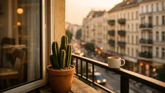 Kaktus auf dem Balkon im Feng Shui: so platzierst du ihn als Schutz, ohne Unruhe in die Wohnung zu bringen
