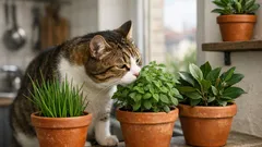 Welche Küchenkräuter für Katzen giftig sind und was du besser auf die Fensterbank stellst