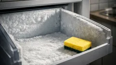 Warum ein Küchenschwamm im Gefrierfach Eisbildung reduzieren kann