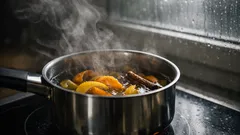 Orangen- und Zitronenschalen mit Zimt aufkochen: so duftet die Wohnung in 10 Minuten